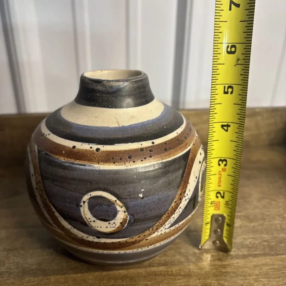 Vintage 1971 5.5 Inch Pottery By B. Welsh Pacific Stonewear